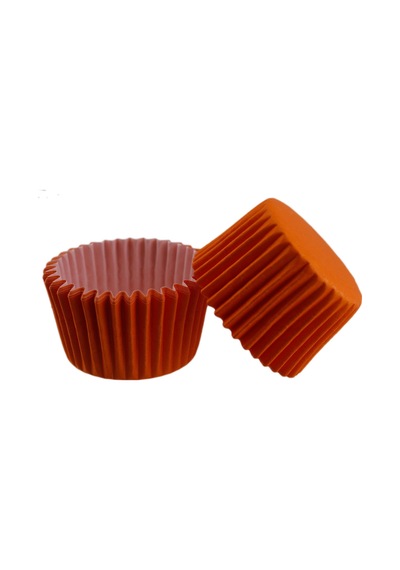 Cupcake Kalıbı Pet Kapsül Kek Kalıbı 48X34 Mm 100 Adet Turunc N11.1163