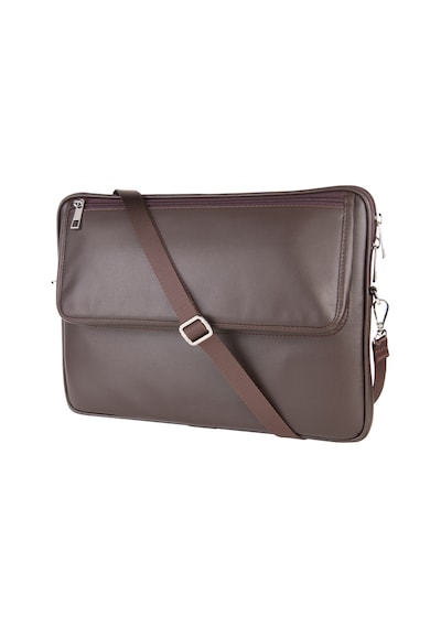2k S.deri Laptop Çantası,tablet Çantası,13.3'' İnç,vegan,omuz Ve Valiz Askılı,aksesuar Ve Evrak Cepli,24 34 2 Cm.,kahverengi Laptop Çantası