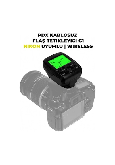 Pdx Kablosuz Flaş Tetikleyici G1 Nikon Uyumlu Wireless