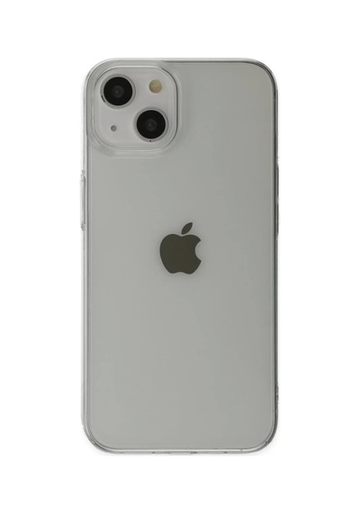 Apple Uyumlu iPhone 14 Plus Uyumlu Kılıf Pc Sert Şeffaf Kapak - Şeffaf