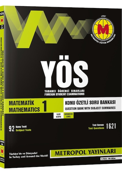 Yös Matematik Konu Özetli Soru Bankası-1 Ileri Seviye