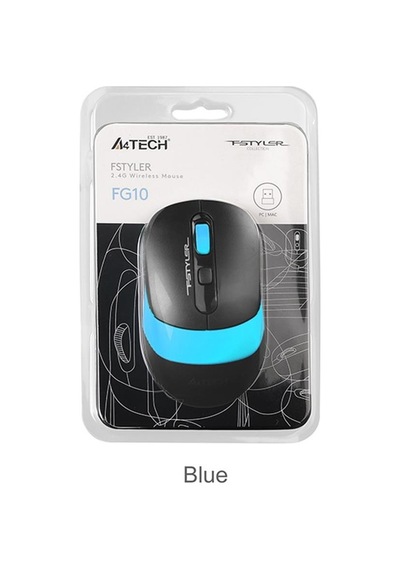A4 Tech Fg10 Mavi Nano Kablosuz Optik 2000 Dpı Mouse -