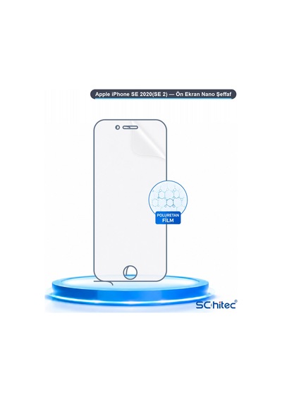 Apple iPhone Se 2020 Se 2 Uyumlu Ön Yüzey Nano Şeffaf Hidrojel Ekran Koruyucu 03183971