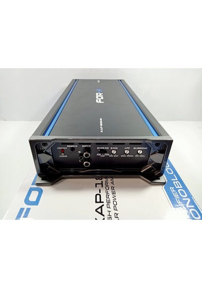 For-x Mono Amfi 1800 Rms + For-x Çakmak For-x Xap-1800.1d Bass Anfisi Bass Kontrollü Mono Anfi