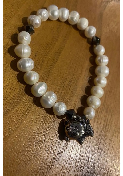 Çin Takvimi Burçları Çharm İnci Doğal Taş Bileklik Hand Made El İşi Feng Shui Ejderha Yılı Koruyucu Hayvan Tiger Kaplan Objeli Çok Renkli