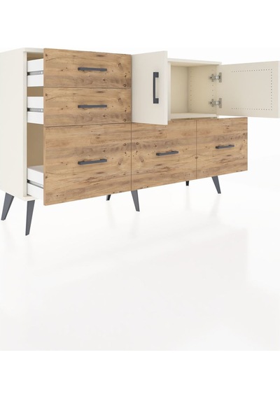 Arges Konsol 2 Raflı 5 Çekmeceli 2 Kapaklı 132x30x83 Aytaşı-aytaşı/çam Aytaşı/çam Arges Konsol 2 Raflı 5 Çekmeceli 2 Kapaklı 132x30x83 Aytaşı-aytaşı/çam Aytaşı/çam