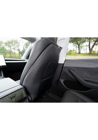 2'li Set Tesla T Parts Model 3 Y Koltuk Arkası Koruyucu, Tesla Koltuk Koruma Kılıfı