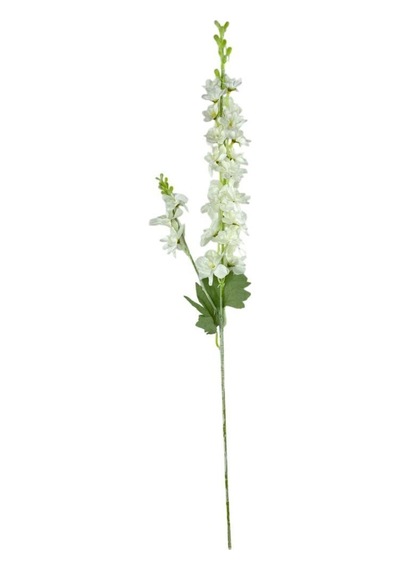 Yapay Çiçek Beyaz Sümbül Tek Dal Tomurcuklu 85 15cm Kumaş Çiçek Uzun Dal