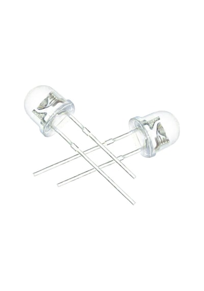 Arduinoelektronik-Led 4.8Mm Mantar Mavi Şeffaf