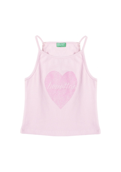 United Colors Of Benetton Kız Çocuk Pembe Atlet Bnt-g21220