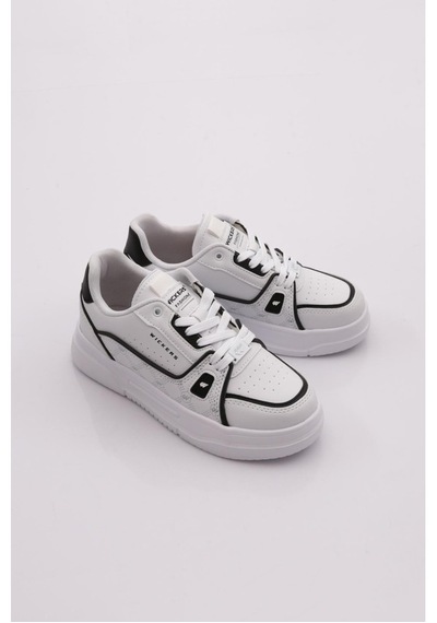 Wickers 3117 Beyaz-siyah Unisex Günlük Sneaker Ayakkabı