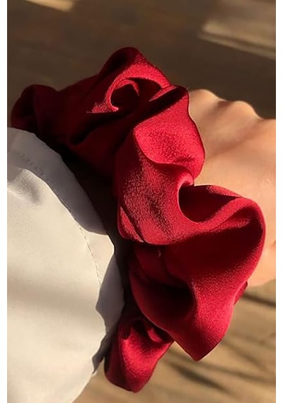 Kırmızı Saten Ve Çilek Xl Toka Kaliteli Zarif Toka Saten Toka Koyu Kırmızı Kırmızı