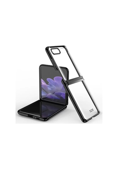 Newface Samsung Galaxy Z Flip 4 Kılıf Fold Element Kapak - Siyah