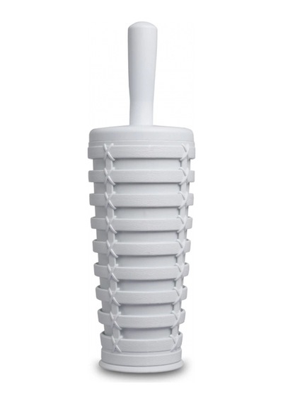 Ansan Ans E22-01 Palm Beyaz Plastik Tuvalet Fırçası 11,5 X 36 Cm Beyaz