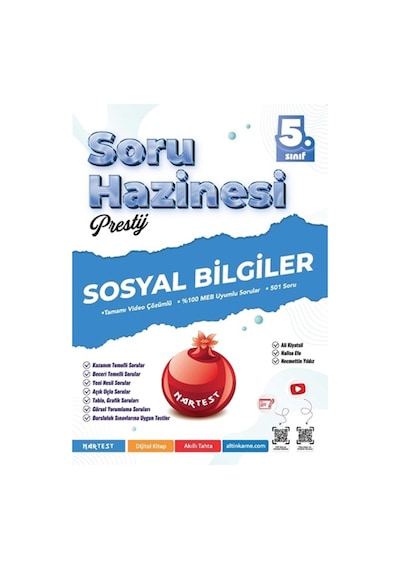 Nartest 5 Sınıf Tüm Dersler Yeni Soru Bankası