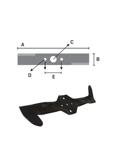 Bıçak 53Cm Husqvarna Traktör Sol Alt