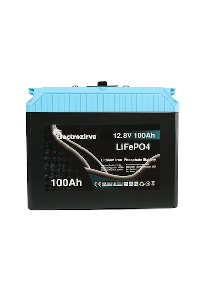 Electrozirve 100 Amper Lityum Akü 12.8v Lifepo4 Akü