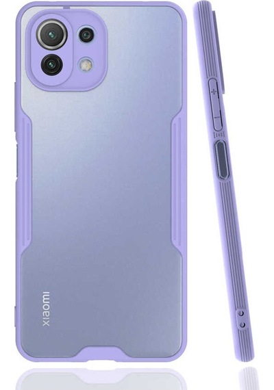Xiaomi Mi 11 Lite Kılıf Zore Parfe Kılıf - Mor