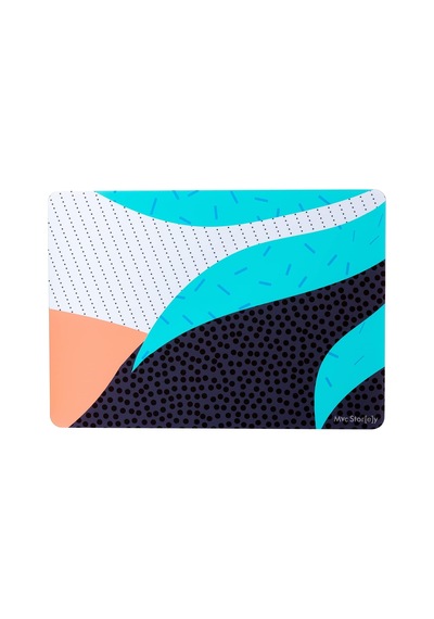Macbook Air 13 İnç Kılıf A2337 M1 Uyumlu A1932 A2179 Sert Koruyucu Hard Case Desenli Mat Kapak Çizilme Ve Darbe Koruma Turkuaz Belirtilmemiş