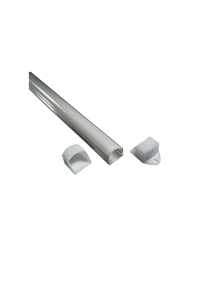 Lineer Alüminyum Boş Kasa Profil - Led Bar Boş Kasa Opak Cam 1metre