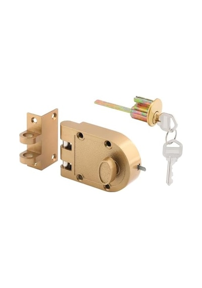 Prime-line Prime Line U9970 10cm - 0.8cm Brass Diecast Jimmy-proof Deadlock