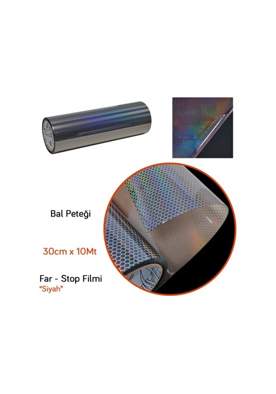 Guard Far Stop Filmi Bal Peteği Siyah 30 Cm X 10 Mt