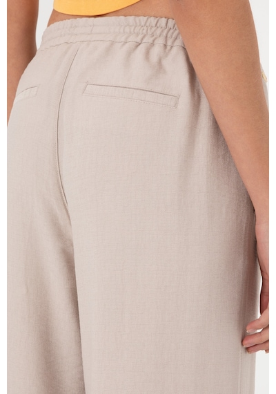 U.S. Polo Assn. Kadın Bej Looe Relax Fit Kanvas Pantolon 50309088-VR011 U.S. Polo Assn. Kadın Bej Looe Relax Fit Kanvas Pantolon 50309088-VR011