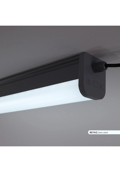 Ack 12w Beyaz 6500k Ip54 Siva Üstü Led Tavan Armatürü Ack At11-01230 Beyaz