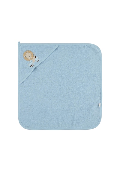Civil Baby Aslan Nakışlı 75x75 Havlu - Mavi Standart