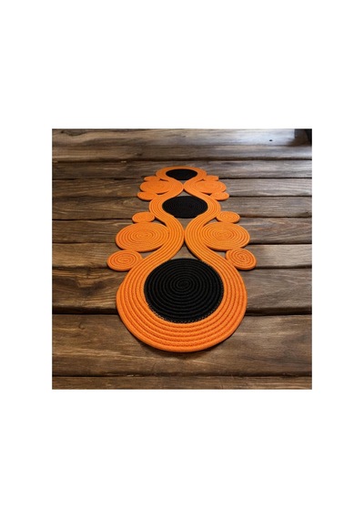 Jüt, Hasır,sarmal Model, Dekoratif Masa Örtüsü, Runner 40x110 Cm, Sehpa Örtüsü, Bohem Tarzı Turuncu Siyah Turuncu Siyah Jüt, Hasır,sarmal Model, Dekoratif Masa Örtüsü, Runner 40x110 Cm, Sehpa Örtüsü, Bohem Tarzı Turuncu Siyah Turuncu Siyah