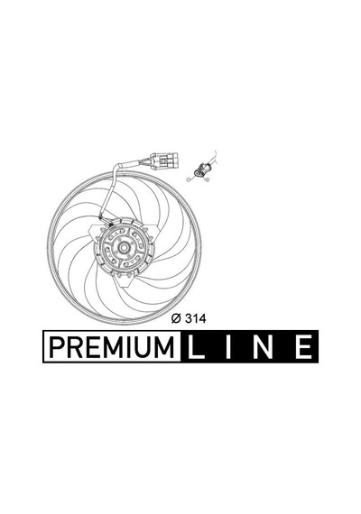 Behr Klima Fan Motoru Opel Corsa C Z10xe Z12xe Z14xe170w 294mm Mhl-cff 118 000p