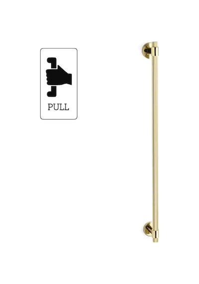 System Çekme Kapı Kolu Gold/altın Renk Kol 600mm Ph9630 0600 Gl-gl-gl