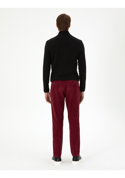 Pierre Cardin Erkek Bordo Pantolon Kanvas-chino 50295927-vr014 Bordo