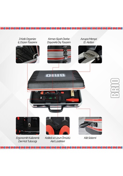 Brio Takım Çantası 007 Bond Pro Home 179 Parça