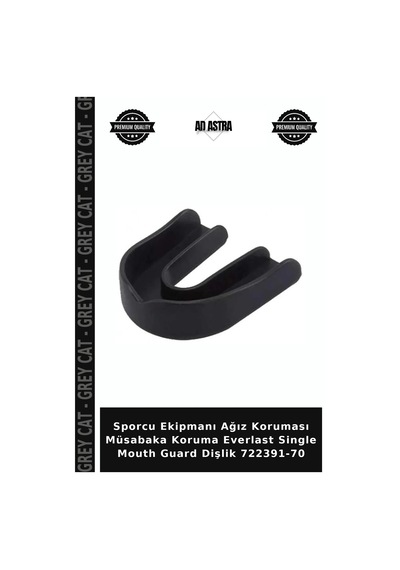 Sporcu Ekipmanı Ağız Koruması Müsabaka Koruma Everlast Single Mouth Dişlik 722391-70 Diğer