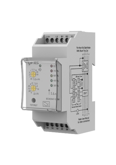 Entes M5652 Elr-30-a Toprak Kaçağı Koruma Rölesi 30ma-30a Oto Reset 220-415vac/220vdc