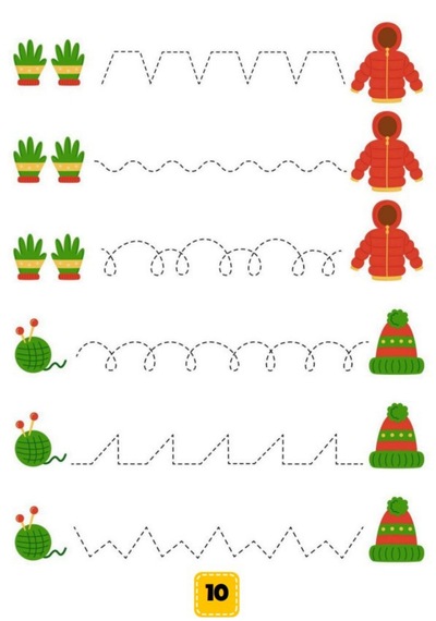 1-5 Yaş Çizgi Çalışmaları Yaz-sil Kitabı