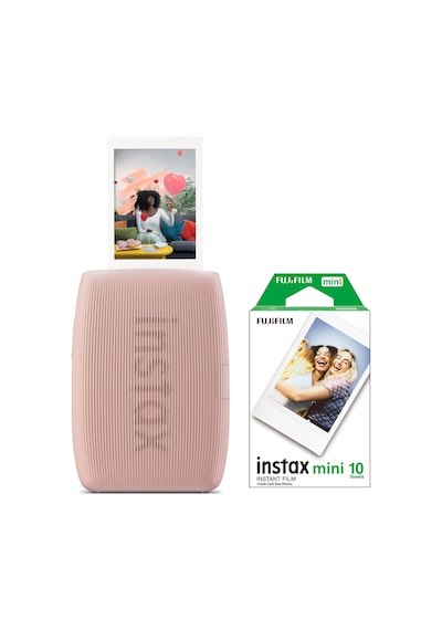 Instax Mini Link 3 Pembe Akıllı Telefon Yazıcısı Ve 10'lu Mini Film Pembe