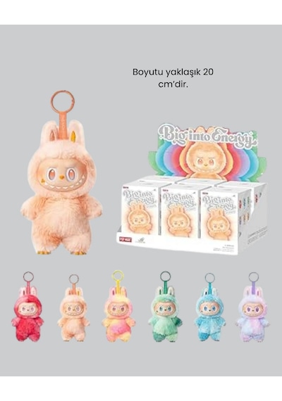 Labubu - 933 - Koleksiyonluk Peluş Oyuncak Yumuşak Kumaşlı, Dekoratif - Muratech - Tasarım, Hediyelik Diğer