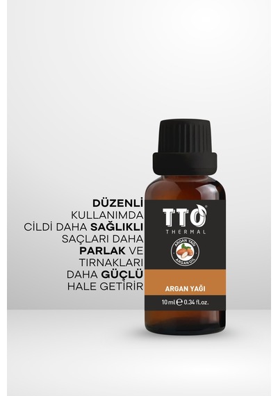 Tto Thermal Argan Yağı 10 Ml – Saç & Cilt Besleyici Doğal Bakım Yağı