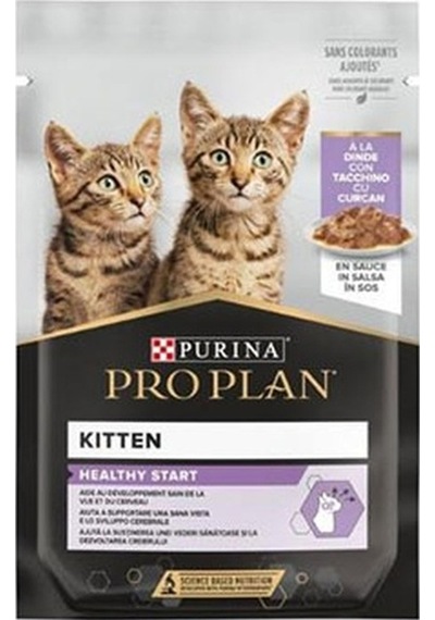 Purina Pro Plan Kitten Pouch Hindili Yavru Kedi Konservesi 26 x 85 G