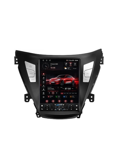Hyundai Elantra 2011-2013 Tesla Android Multimedya Carplay Android Auto Navigasyon 4gb Ram 64gb 9.7''