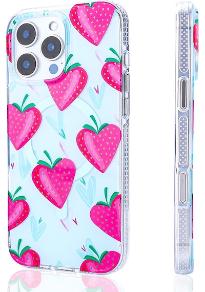 Apple Uyumlu iPhone 12 Pro Kılıf M-safe Şarj Özellikli Zore Stilo Kapak Pembe-Mavi