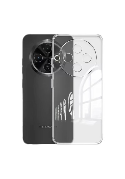 Tecno Spark 30c Uyumlu Kılıf Lüx Şeffaf Silikon