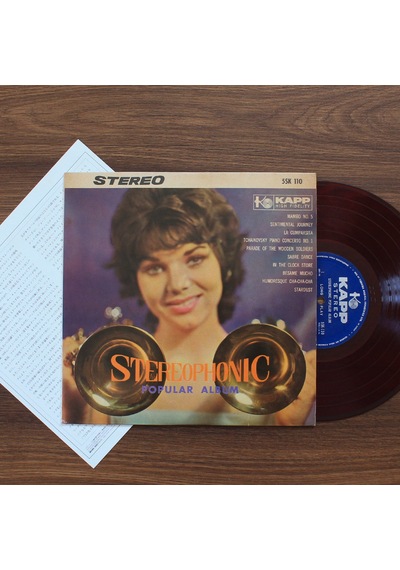 Stereophonic Popular Album 10'' Plak