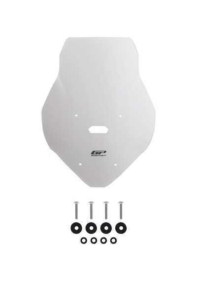 Gp Kompozit Zontes Zt250t-g 2026 Uyumlu Ön Cam Şeffaf 62 Cm