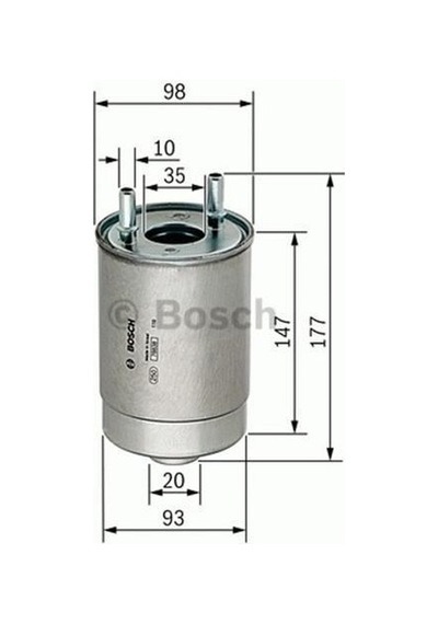 BOSCH F026402067 MAZOT FİLTRESİ MEGANE III 09- GRAND SCENIC III 0