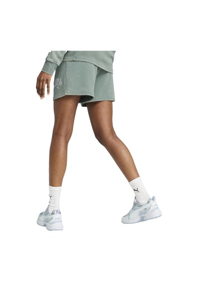 Puma Class Kadın Yeşil Günlük Stil Şort 68503530 1640612 Yeşil