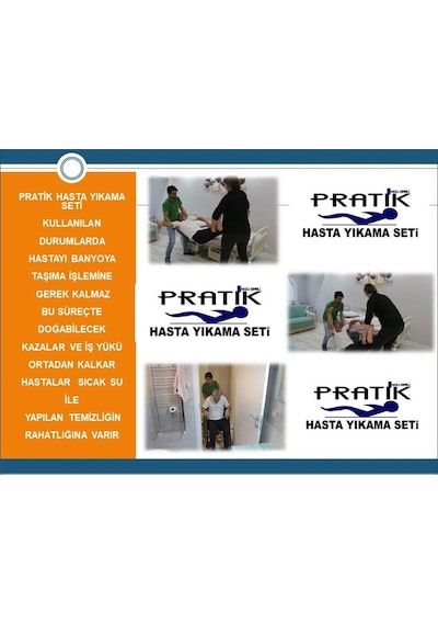 Pratik Hasta Banyosu Yıkama Havuz Seti