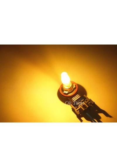 Oto Far Ampülü Sarı Işık 12V H1 H3 H4 H7 2 Adet
